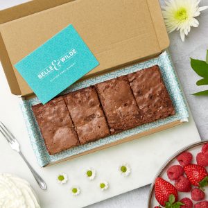 Luxurious Belgian Chocolate Brownie Gift Set